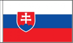 Slovakia Hand Waving Flags